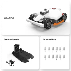 Robot rasaerba MAMMOTION LUBA 3 AWD 5000 robot rasaerba mammotion luba 3 awd 1500