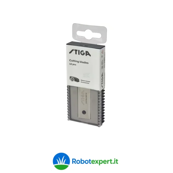 Lame per tosaerba robot, 12x 12x viti Stiga cod. 1127000901 – Lame per tosaerba robot, 12x 12x viti Stiga cod.