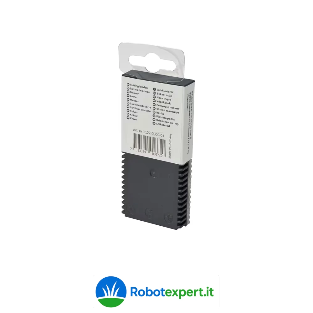 Lame per tosaerba robot, 12x 12x viti Stiga cod. 1127000901 Lame per tosaerba robot, 12x 12x viti Stiga cod. 1127000901 – Lame per tosaerba robot, 12x 12x viti Stiga cod.
