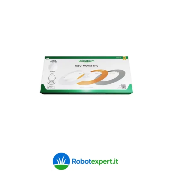 Anello delimitatore albero per robot rasaerba 30/60 cm, colore zinco cod. FGP6509 – Anello delimitatore albero per robot