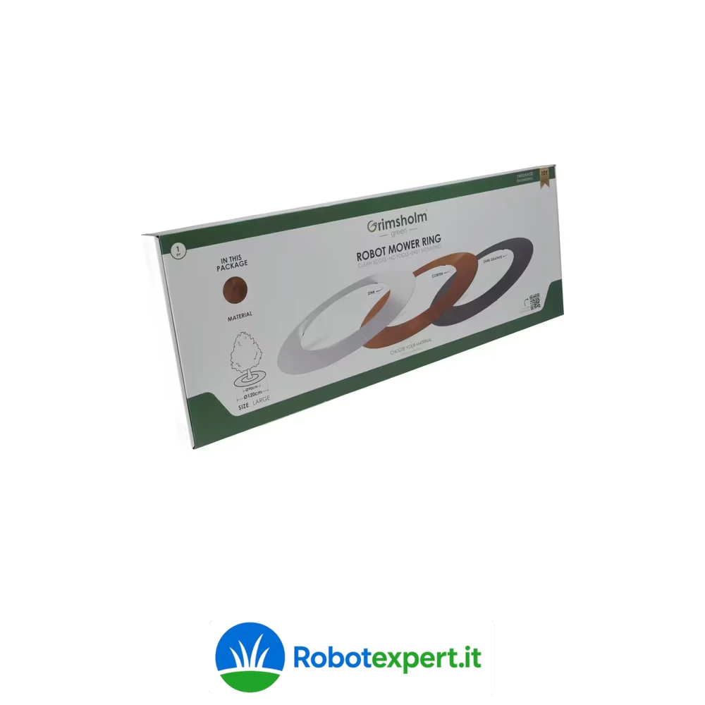 Anello delimitatore albero per robot rasaerba 90/120 cm, colore corten cod. FGP6521 Anello delimitatore albero per robot rasaerba 90/120 cm, colore corten cod. FGP6521 – Anello delimitatore albero per robot